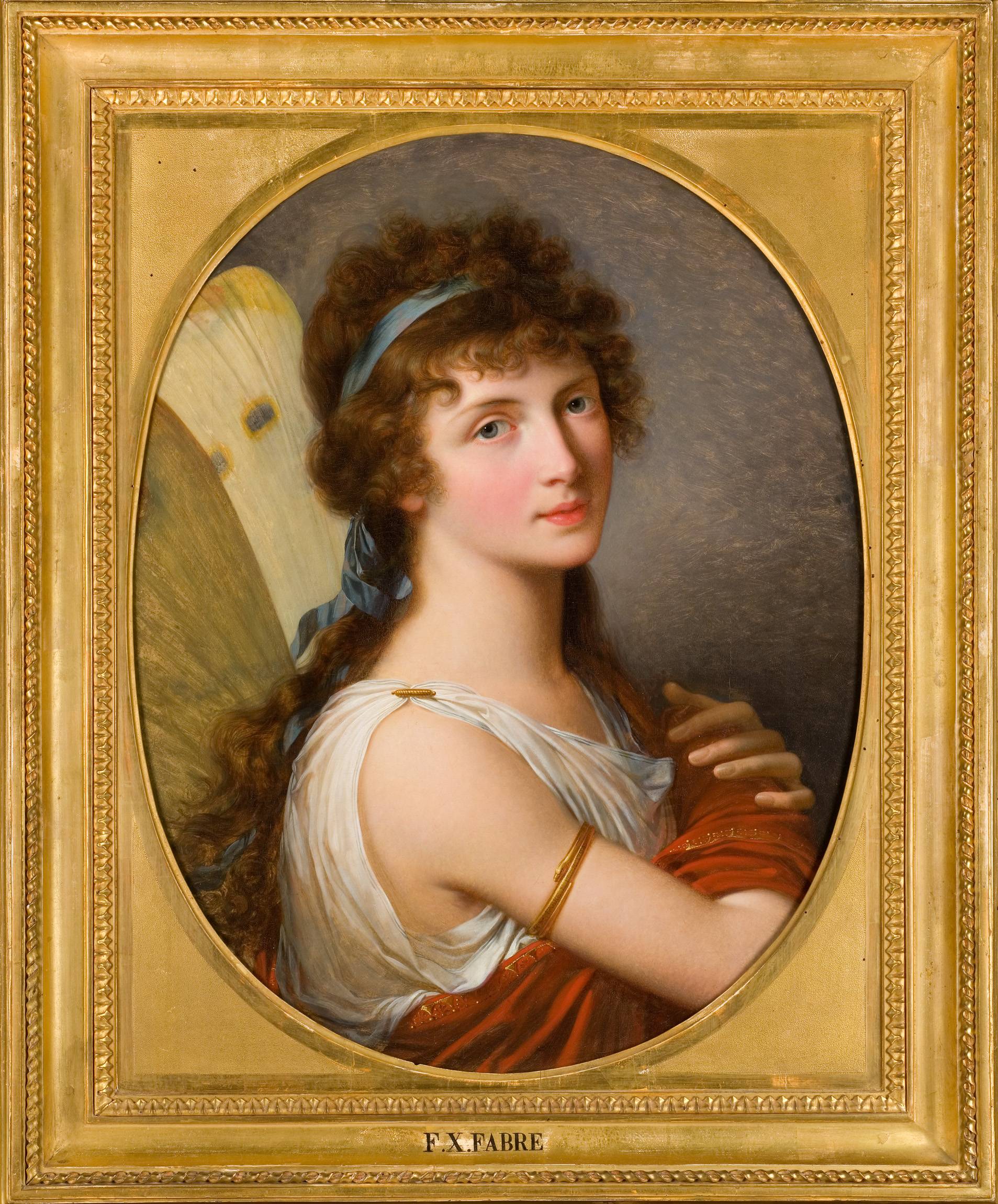 Anne Bermingham (as Psyche) by François-Xavier Fabre (1766-1837). Musée Fabre, Montpellier. 